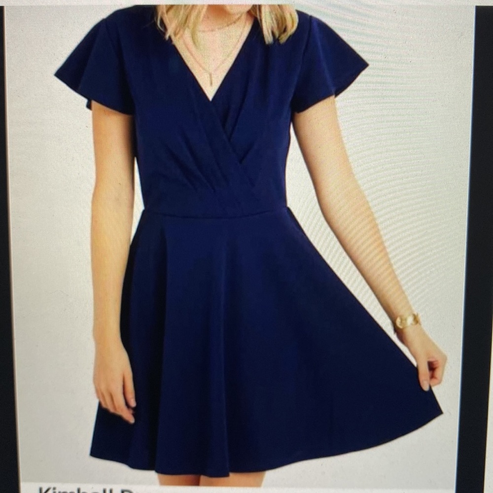 NWT ALTAR’D STATE Kimball Navy blue dress